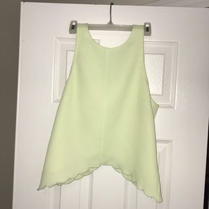 Saylor Scalloped Crop Top